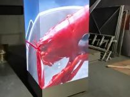 襄陽東西湖P2.0安裝完畢   尺寸：0.96x1.6x3   像素點：1440x800